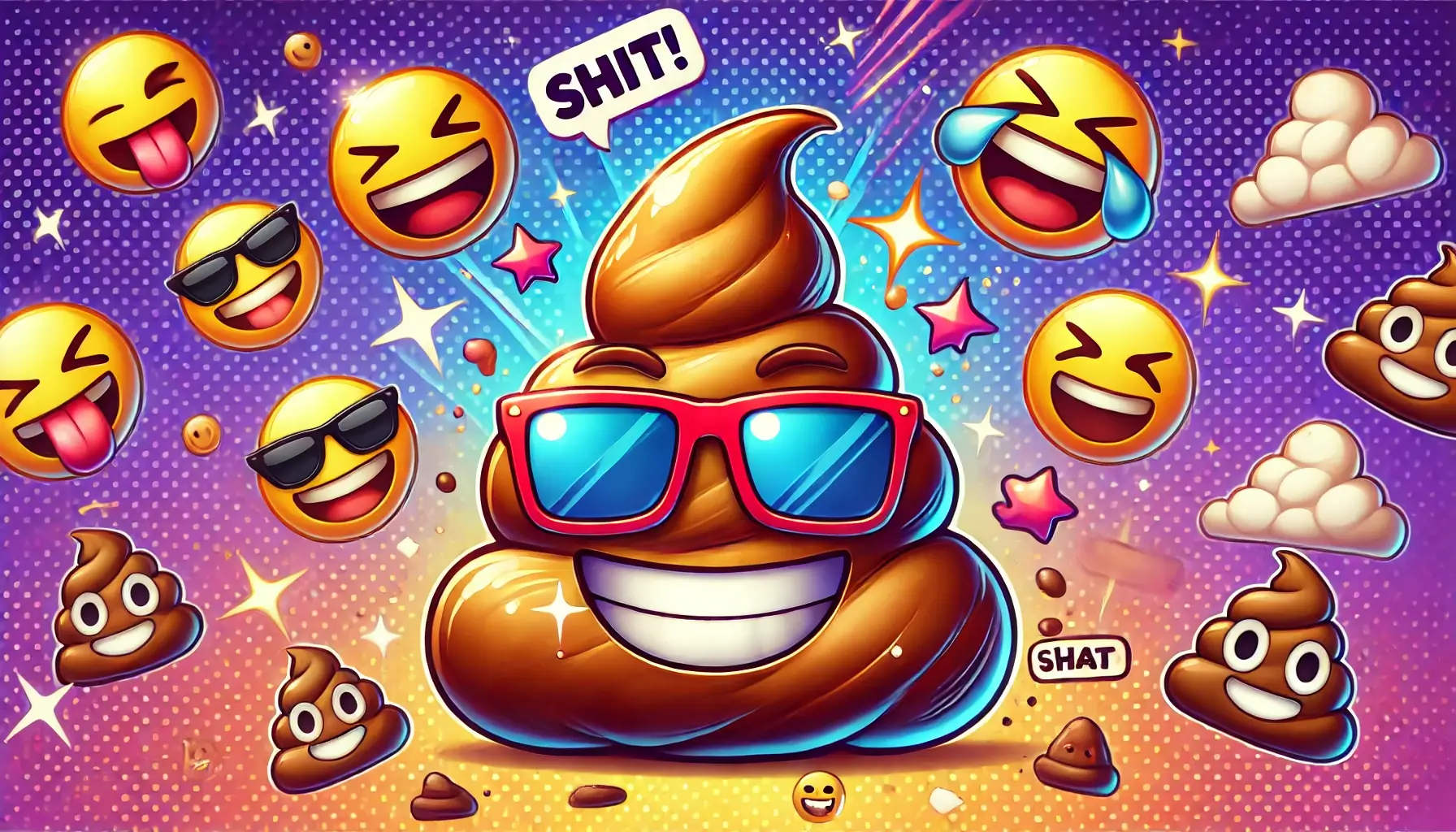coolglasses poop emoji
